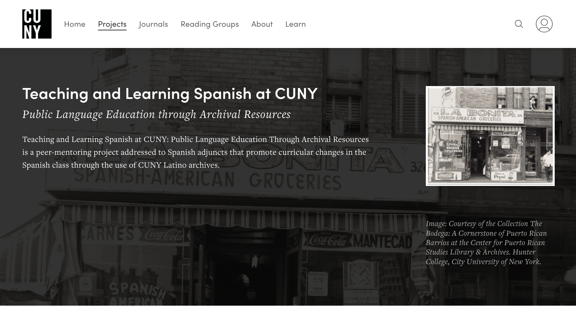 Un recurso abierto para enseñar español de/en Nueva York